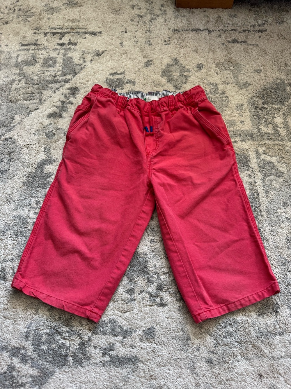 Boden Boys Size 12 Red Shorts